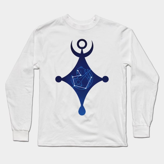 Aether Pendant Constellation - Hydro Long Sleeve T-Shirt by GachaSlave